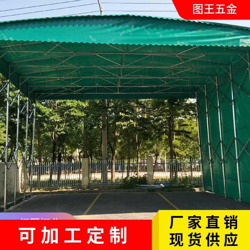 移動推拉雨棚施工完畢  